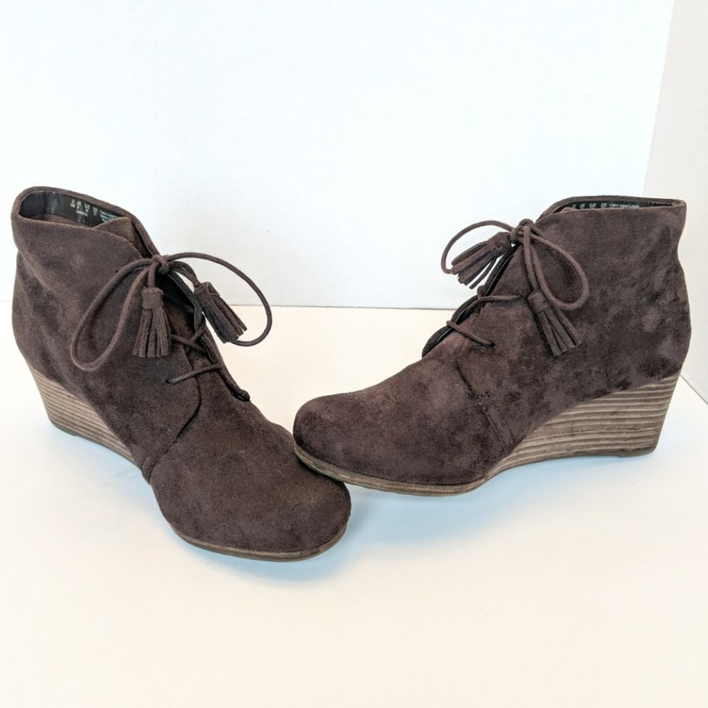 DR. SCHOLL'S Dakota Bootie Dark Brown Size 10